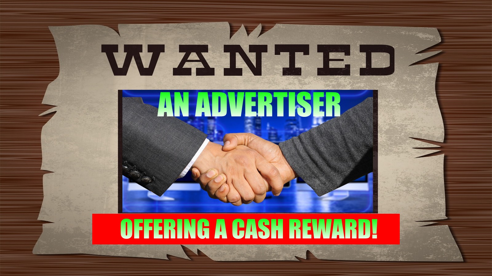 we need an advertiser